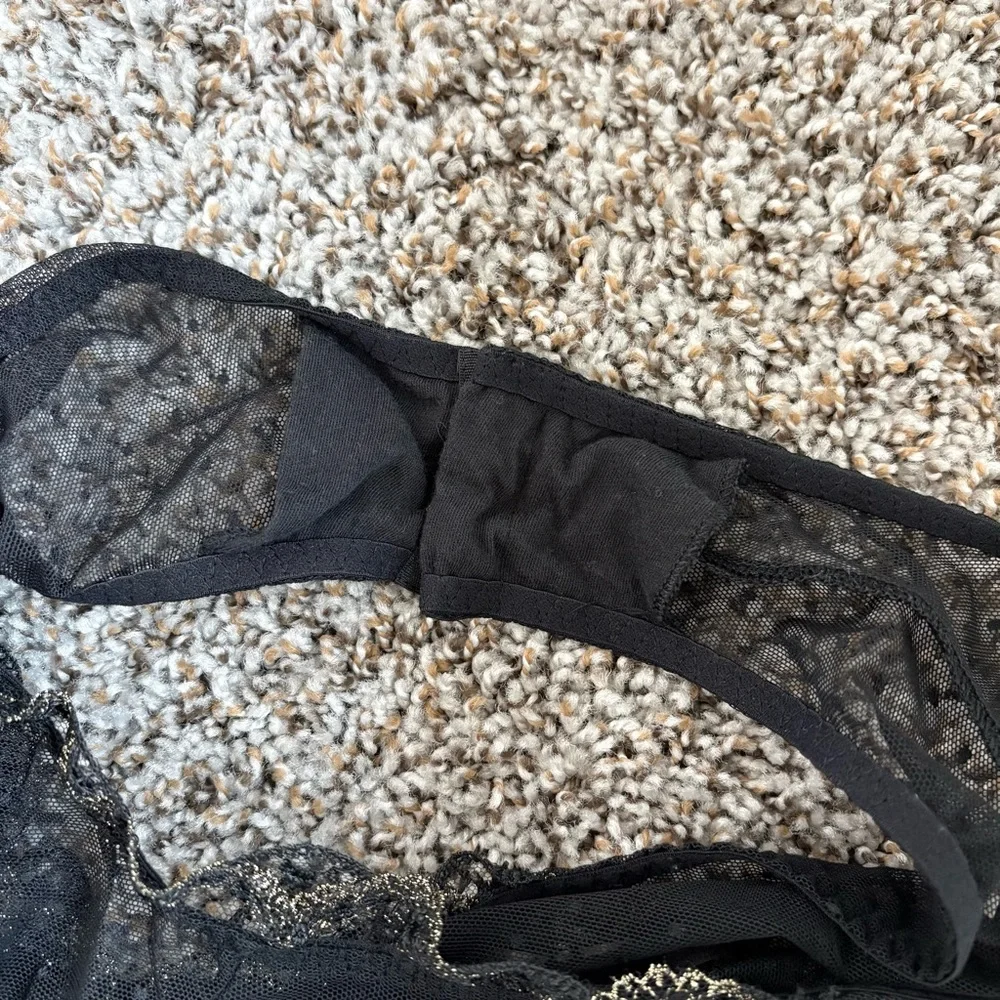 Victoria's Secret Black Lace Lingerie Bodysuit - Medium - Picture 4 of 5